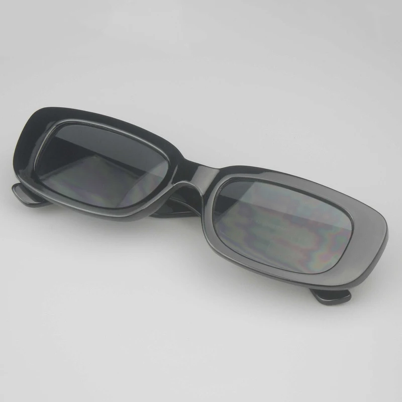 Black Classic Small Square Sunglasses