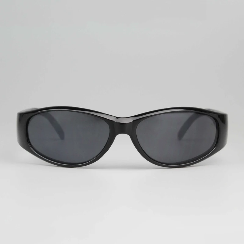 Oval Sports Sunglasses With Black Frame