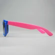 Custom Pink And Blue Spliced Sunglasses