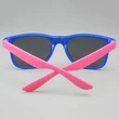Custom Pink And Blue Spliced Sunglasses