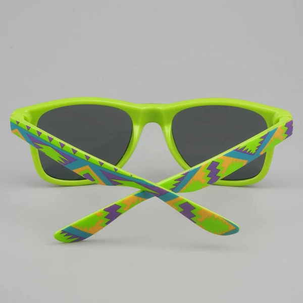 Turquoise Print Sunglasses