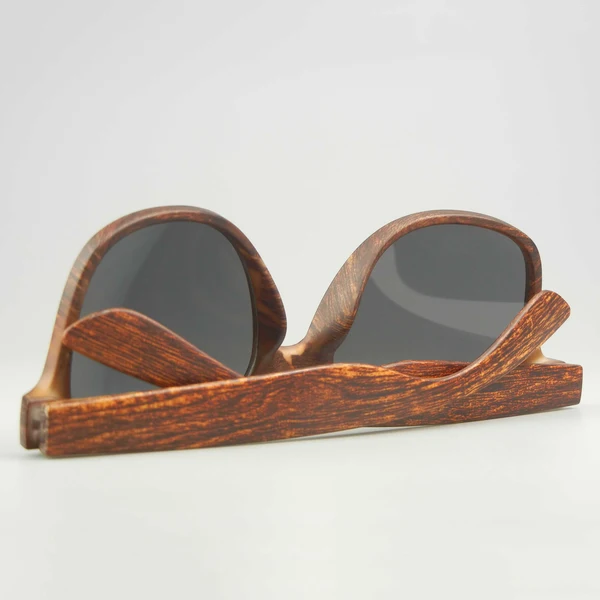 Custom Wood Grain Sunglasses