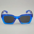 Blue Translucent Sunglasses