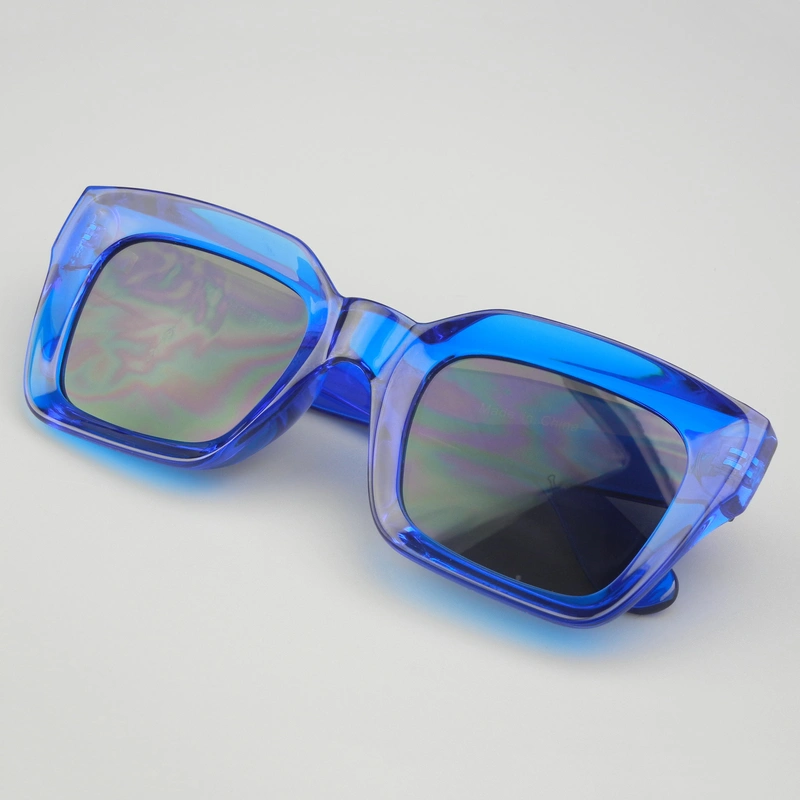Blue Translucent Sunglasses