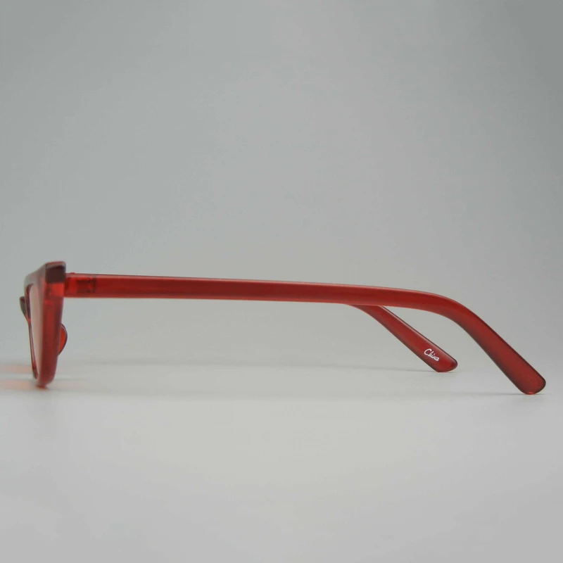 Small Red Cat-eye Sunglasses
