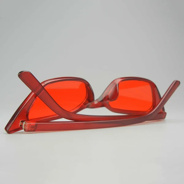 Small Red Cat-eye Sunglasses