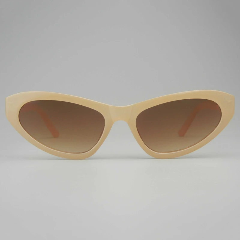 Fleshy Orange Cat Eye Sunglasses