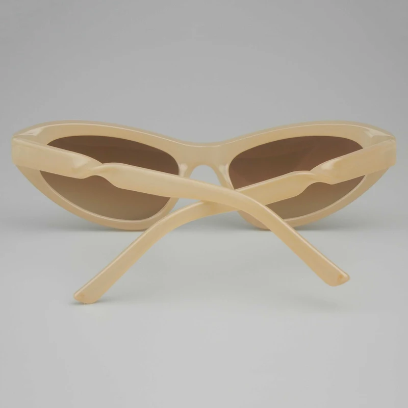 Fleshy Orange Cat Eye Sunglasses