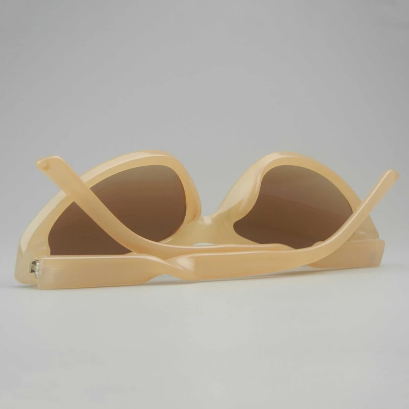 Fleshy Orange Cat Eye Sunglasses