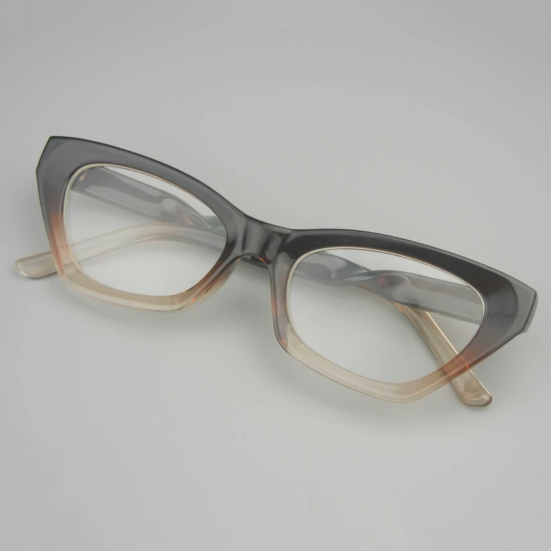 Brown Gradient Cat Eye Sunglasses