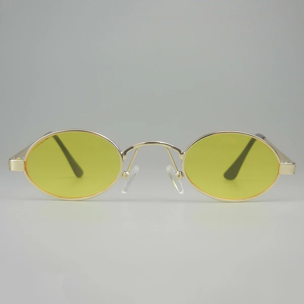 Oval Metal Frame Sunglasses
