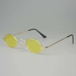Oval Metal Frame Sunglasses