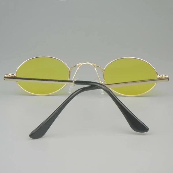 Oval Metal Frame Sunglasses