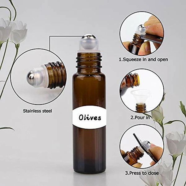 Roller-on bottles for Essential oil,aromatic oil,massage oil skin care