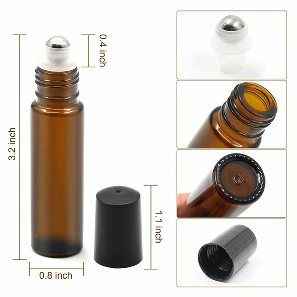 Roller-on bottles for Essential oil,aromatic oil,massage oil skin care