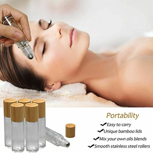 Roller-on bottles for Essential oil,aromatic oil,massage oil skin care