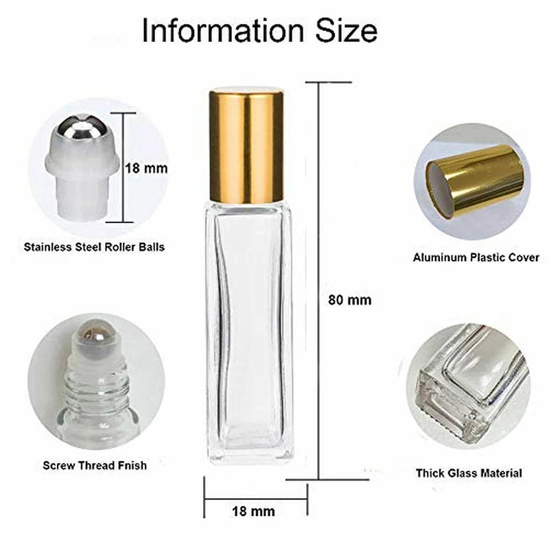 Roller-on bottles for Essential oil,aromatic oil,massage oil skin care