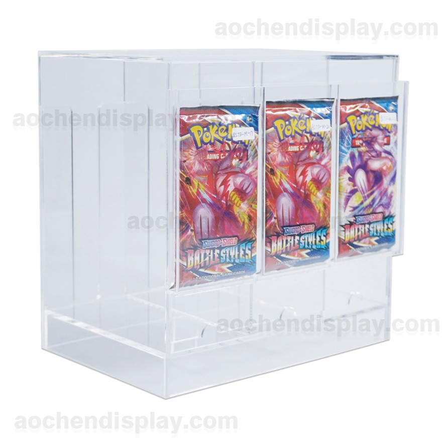Pokemon Booster Box Protective Case (5 Pack) - Clear Plastic Display Box  for Booster Box, Convenient, Stackable Storage Solution for Collectors  Gifts
