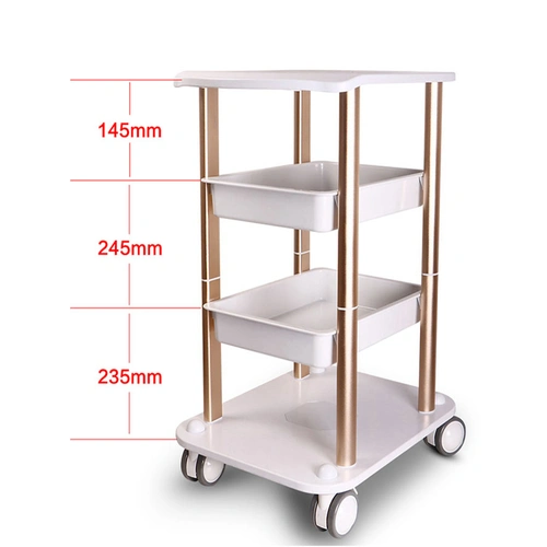 Salon Furniture 4 wheel Beauty Trolley Cart |APRILFACE 