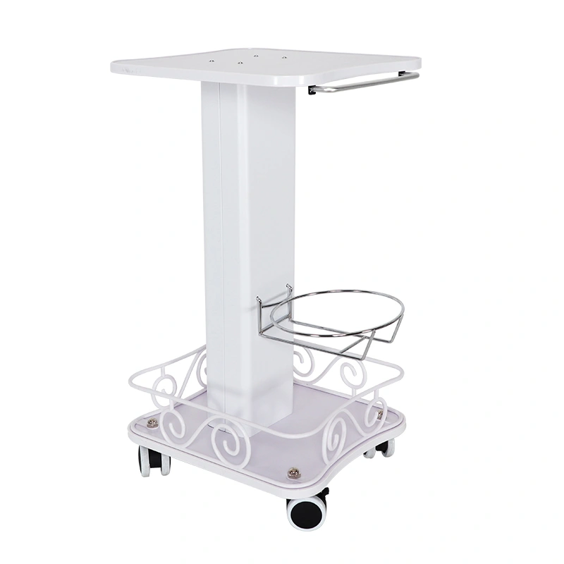 salon hair trolley cart  Aluminium White Salon Trolley |APRILFACE