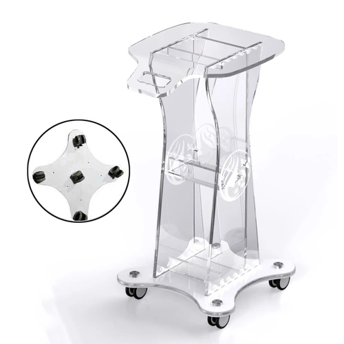 Beauty Equipment Aesthetic Acrylic Cart Trolley| APRILFACE