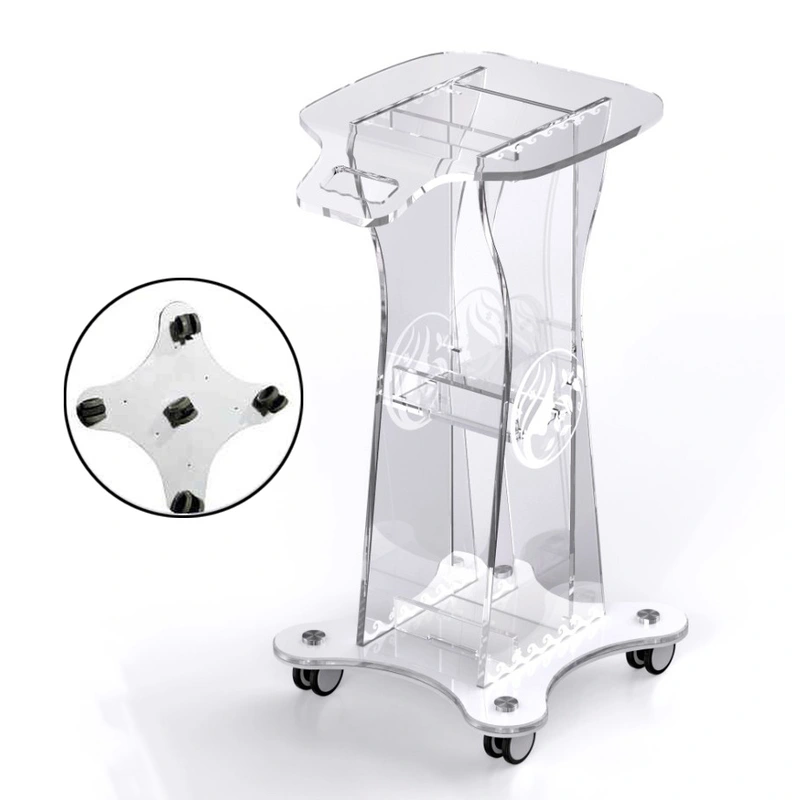 Beauty Equipment Aesthetic Acrylic Cart Trolley| APRILFACE