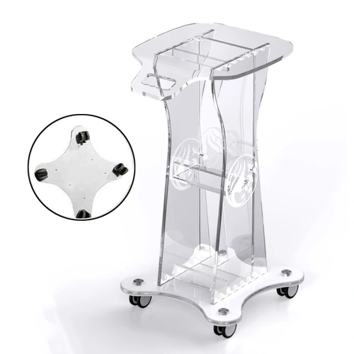 Beauty Equipment Aesthetic Acrylic Cart Trolley| APRILFACE