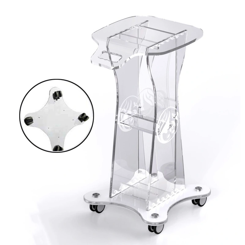 Beauty Equipment Aesthetic Acrylic Cart Trolley| APRILFACE