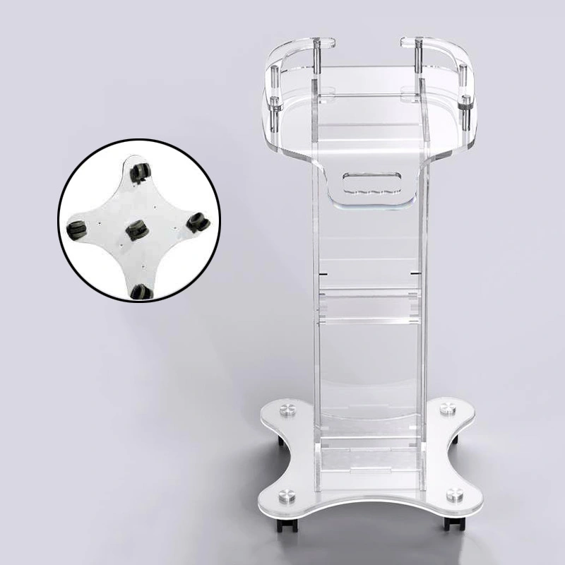 Beauty Equipment Aesthetic Acrylic Cart Trolley| APRILFACE