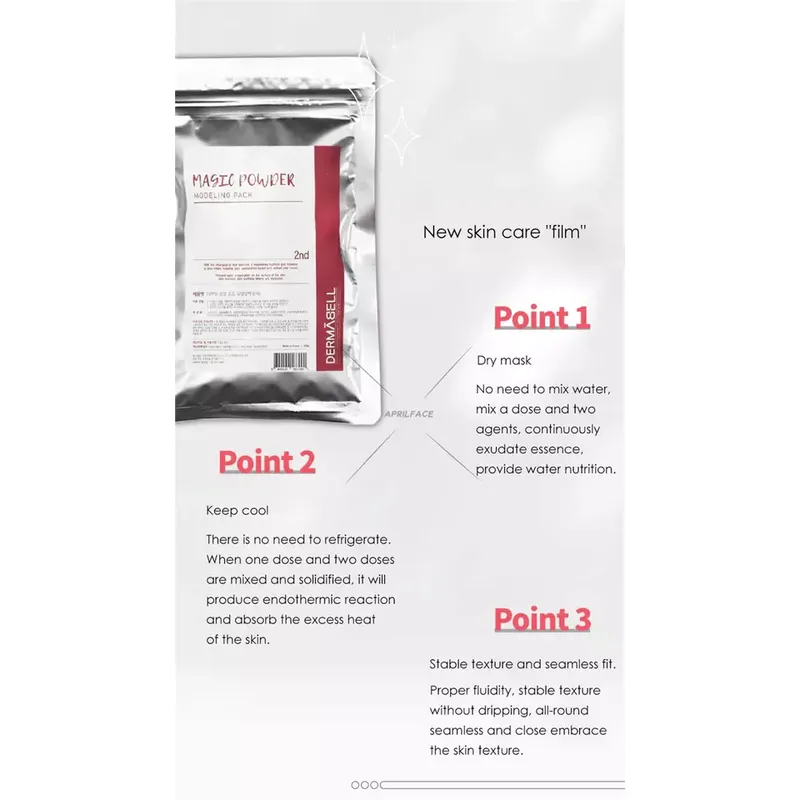 DERMABELL Rose jelly made in korea  facial powder peel off face mask