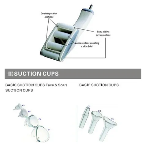 M6 vacuum suction cup therapy slimming vacuum roll massage 