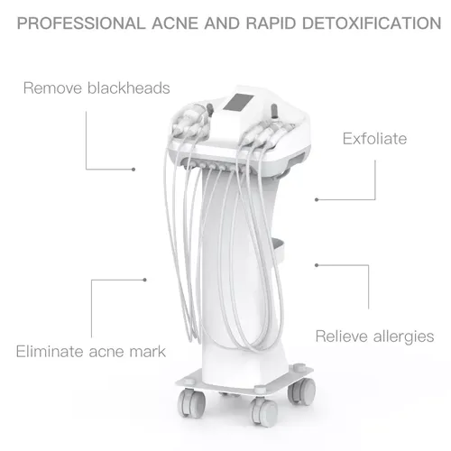 5 in 1 Acne treatment Diamond Dermabrasion RF skin care machine
