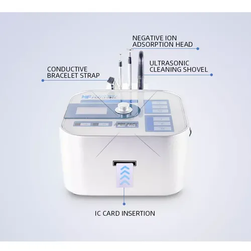 2 in 1 microcurrent ultrasonic skin scrubber 