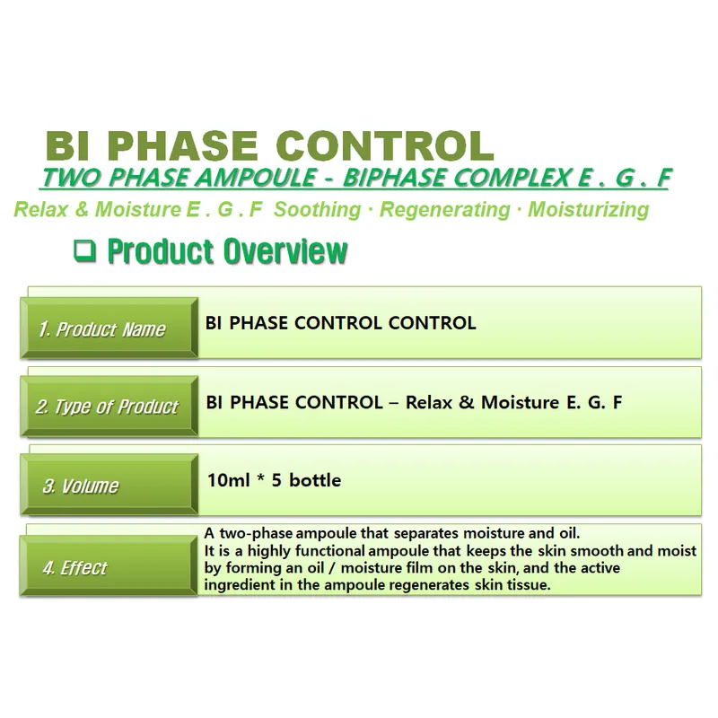 Korean aesthetic MATRIGEN BIPHASE Control Relax