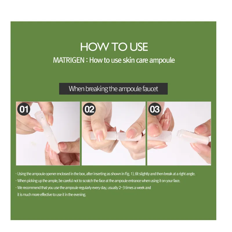 Korean aesthetic MATRIGEN Purifying Fluids Ampoule set skin care serum