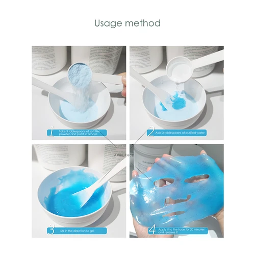 Spirulina soft mask powder 