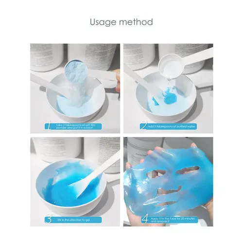 Popular  Spirulina &  Hyaluronic acid soft mask powder 