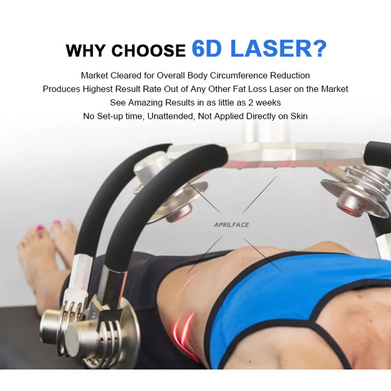  6d laser machine anti-cellulite weight loss slimming beauty machine 