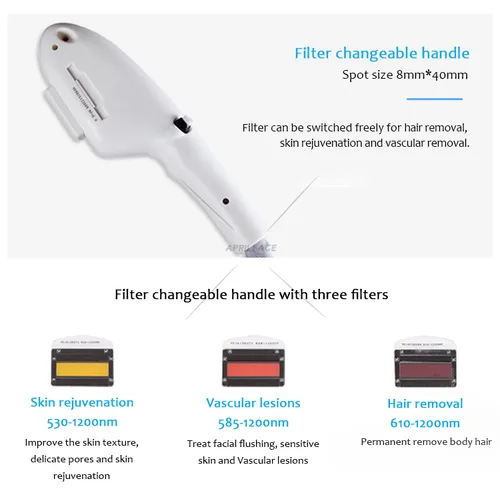Portable Skin Care Beauty Machine OPT Hair Removal