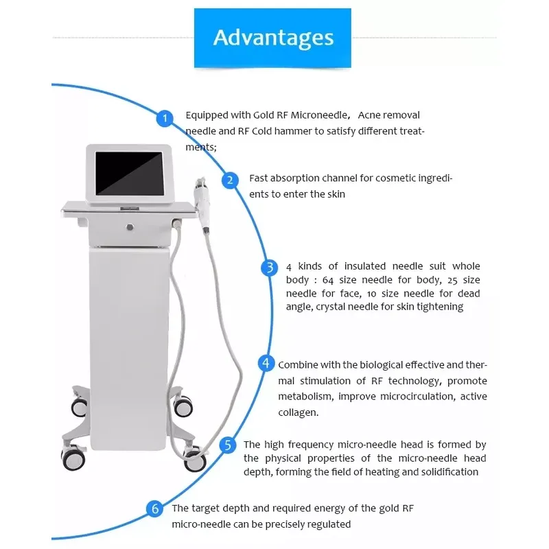 Fractional Rf Micro Needle Machine Fractional RF Microneedle Machine 