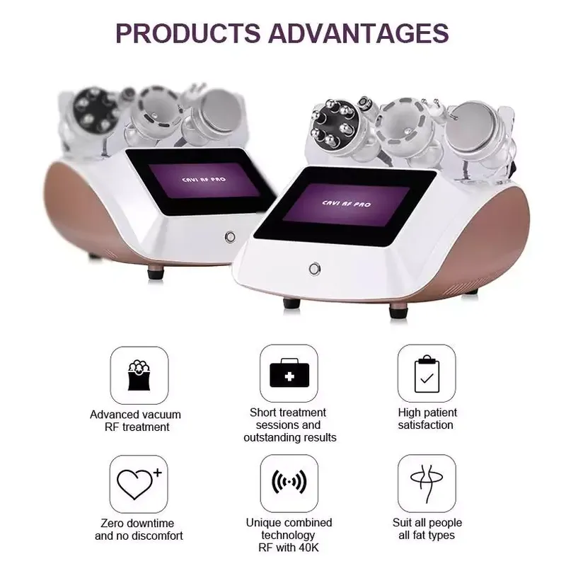 5 IN 1 Loss Weight Machine RF+Vacuum cavitation+ Massage 