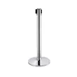 Stainless Steel Stanchion Queue Management System Retractable Belt Pole