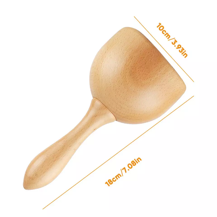 Handheld Wood Massager Anti-Cellulite Massage Tool Body Therapy Massager