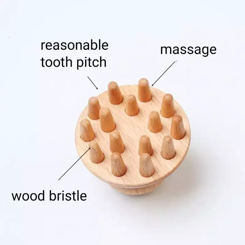 Wooden round head massage wood massage claw 