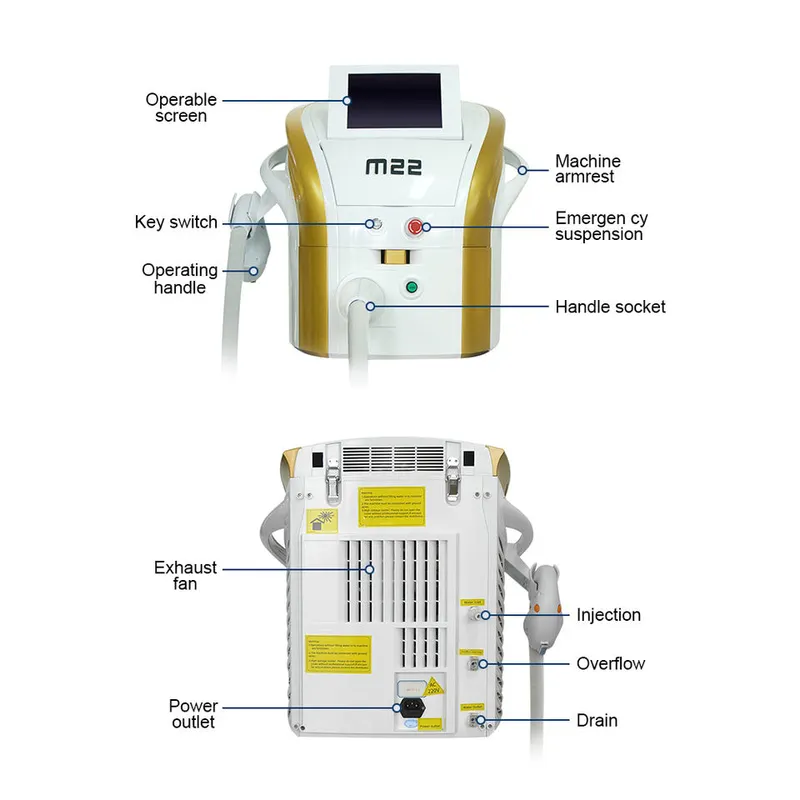 AOPT M22 AOPT with stand IPL Machine Hair Removal machine 