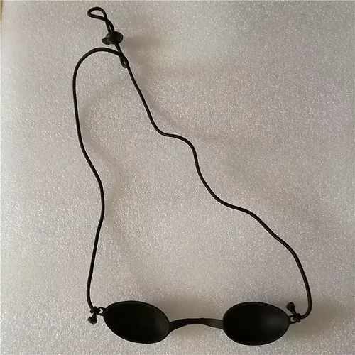Laser protective eye mask black face doll e light machine customer