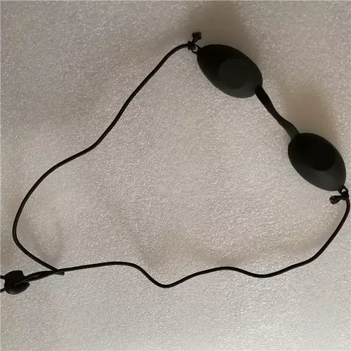 Laser protective eye mask black face doll e light machine customer