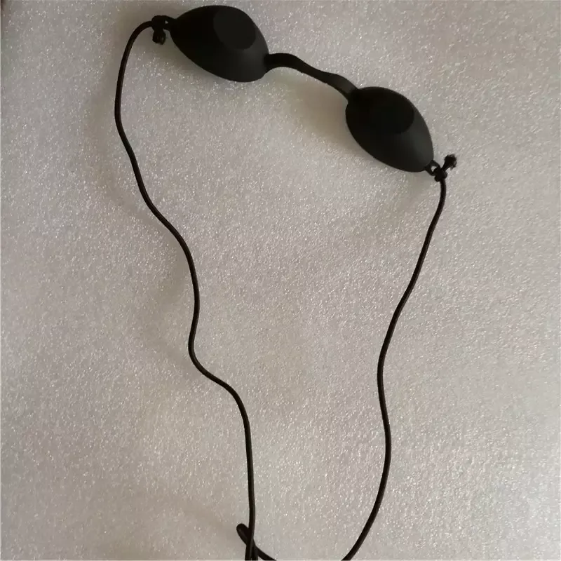 Laser protective eye mask black face doll e light machine customer