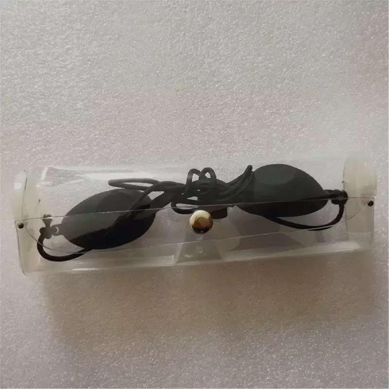 Laser protective eye mask black face doll e light machine customer