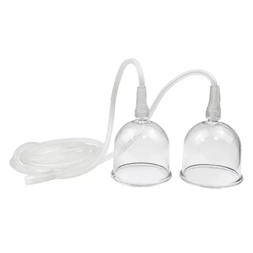 Breast enhancement instrument cup connecting 
